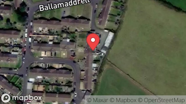 Map showing 101, BALLAMADDRELL, PORT ERIN, ISLE OF MAN, IM9 6AX