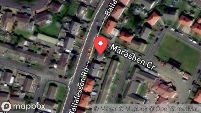 Map showing BROOKFIELD, BALLAFESSON ROAD, PORT ERIN, ISLE OF MAN, IM9 6BH