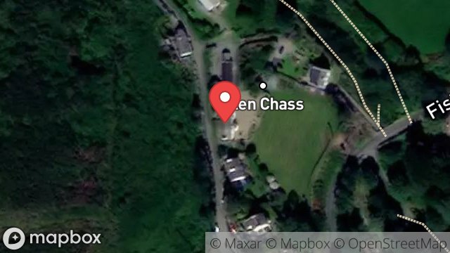Map showing ROSE COTTAGE, GLEN CHASS ROAD, GLEN CHASS, PORT ST. MARY, ISLE OF MAN, IM9 5PL