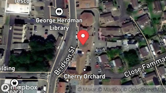Map showing FLAT 1, CHERRY ORCHARD APARTMENTS, BRIDSON STREET, PORT ERIN, ISLE OF MAN, IM9 6AN