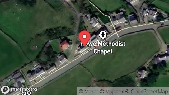 Map showing LYNHURST, HOWE ROAD, THE HOWE, PORT ST. MARY, ISLE OF MAN, IM9 5PR