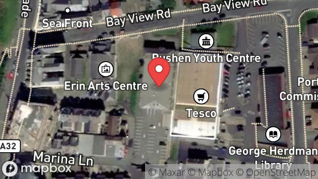 Map showing SHOPRITE LIVING, BAY VIEW ROAD, PORT ERIN, ISLE OF MAN, IM9 6LB