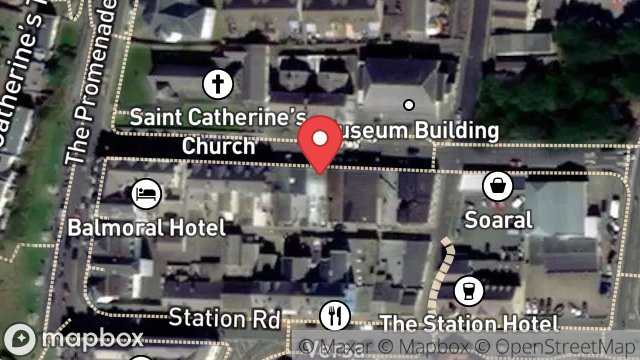 Map showing SHOP, 20, CHURCH ROAD, PORT ERIN, ISLE OF MAN, IM9 6AQ