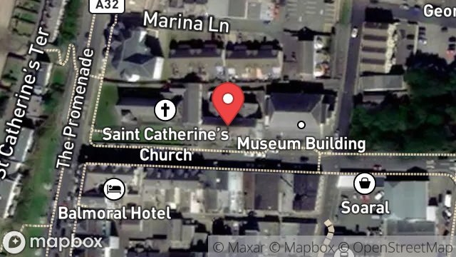 Map showing EPWORTH, 3, CHURCH ROAD, PORT ERIN, ISLE OF MAN, IM9 6AH