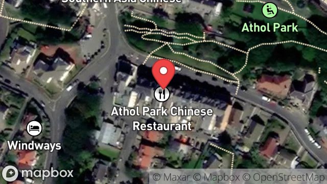 Map showing ATHOL PARK GUEST HOUSE, ATHOL PARK, PORT ERIN, ISLE OF MAN, IM9 6EX