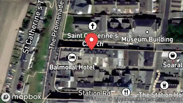Map showing 8, CHURCH ROAD, PORT ERIN, ISLE OF MAN, IM9 6AQ