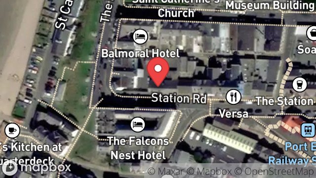 Map showing ISLAND HEARING, 1, STATION ROAD, PORT ERIN, ISLE OF MAN, IM9 6AE
