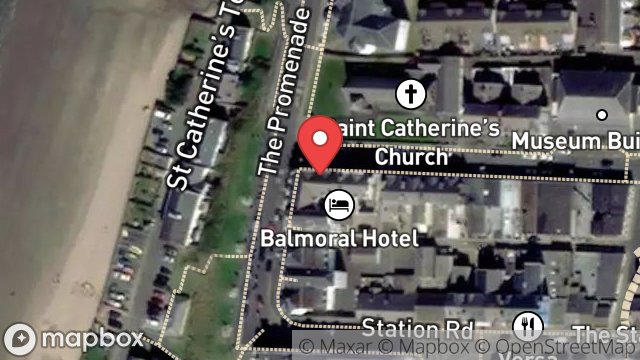 Map showing SHOP & PREMISES, PROMENADE, PORT ERIN, ISLE OF MAN, IM9 6AG