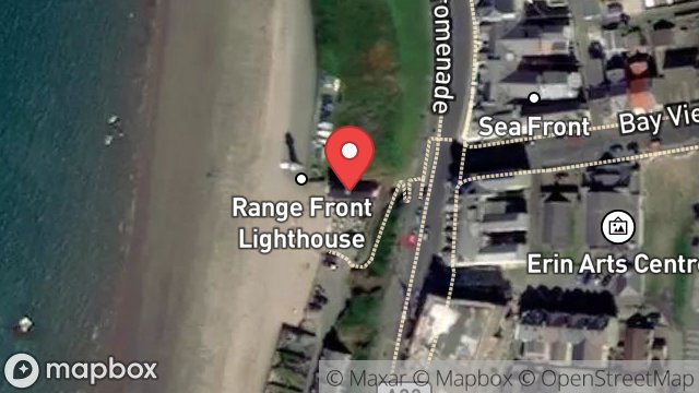 Map showing COSY NOOK, SHORE ROAD, PORT ERIN, ISLE OF MAN, IM9 6HH