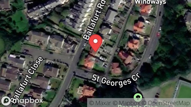 Map showing CLEREHITHE, BALLAFURT ROAD, PORT ERIN, ISLE OF MAN, IM9 6HP