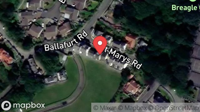 Map showing SOUTHOLME, ST. MARYS ROAD, PORT ERIN, ISLE OF MAN, IM9 6JG