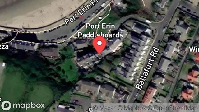Map showing WITS END, DANDY HILL, PORT ERIN, ISLE OF MAN, IM9 6HN