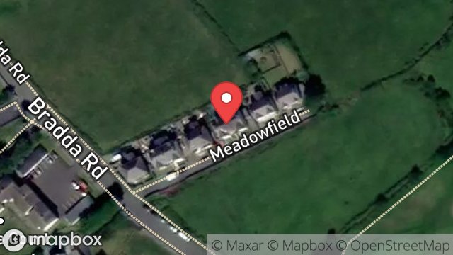 Map showing KERICK, MEADOWFIELD, PORT ERIN, ISLE OF MAN, IM9 6PH