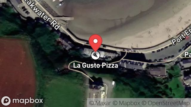 Map showing FLAT 1, BEACHCOMBER, SHORE ROAD, PORT ERIN, ISLE OF MAN, IM9 6HL